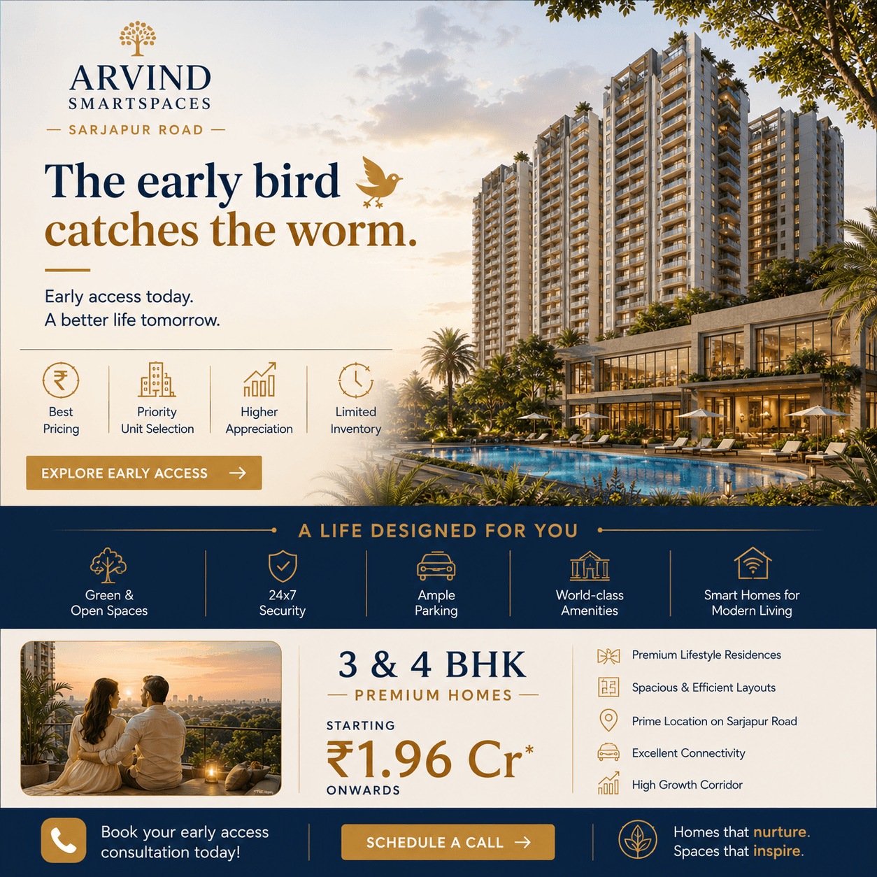 Arvind Sarjapur Road landscaped community